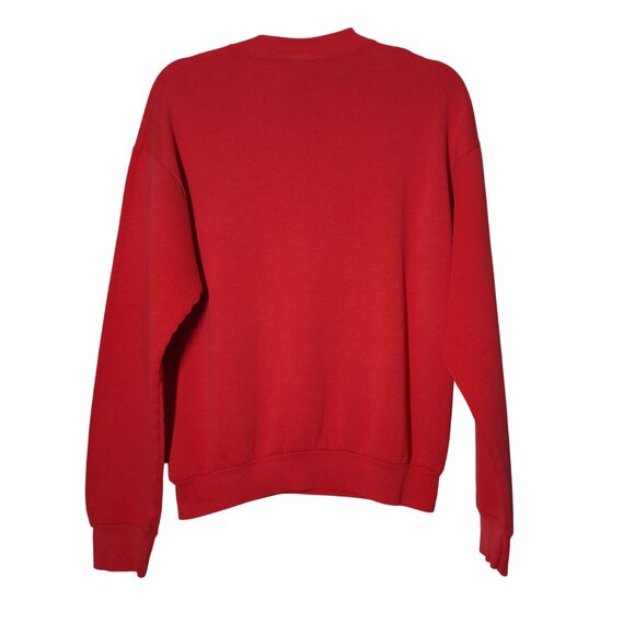 VINTAGE Mickey & Co Cheering Mickey USED Sweatshirt (DISTRESSED, S, Embroidered) - Picture 2 of 10